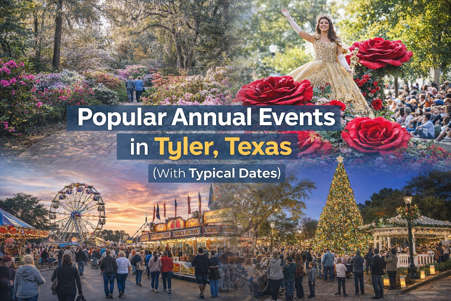 Popular Annual Events in Tyler, Texas (With Typical Dates)